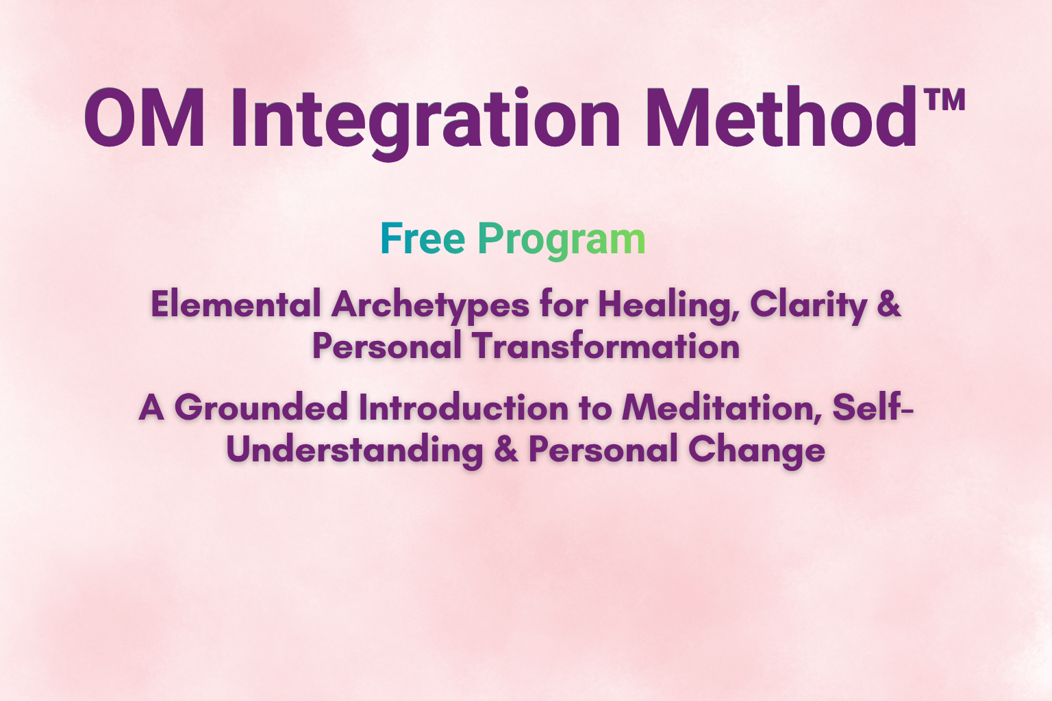 OM integration method free program Image